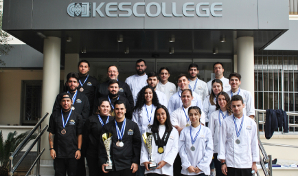 Μεγάλη επιτυχία του KES College στο Διαγωνισμό HO.RE.CA.